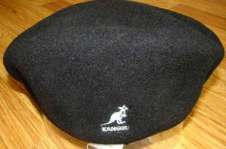 Black KANGOL Wool 504 Ivy Cap  