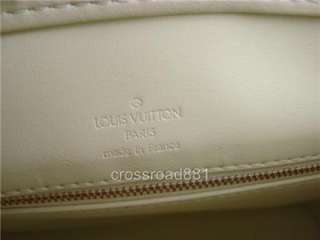   Authentic Pre owned Louis Vuitton Monogram Vernis Houston Lime Yellow