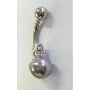  3 Gems Ionize Pearl Belly Ring: Everything Else