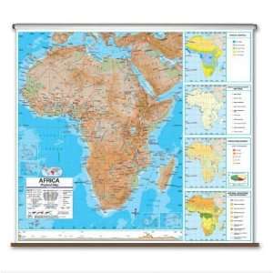  Universal Map 2791028 Africa Advanced Physical Wall Map 