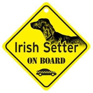  Irish Setter On Board Dog Sign Gift
