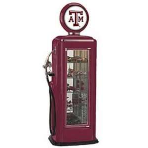  Texas AandM Aggies Gas Pump Display Case Sports 