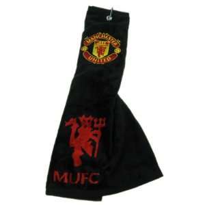 Manchester United FC. Tri Fold Golf Towel   Red Devil 