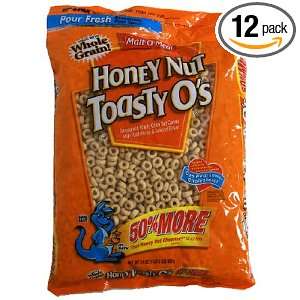 Malt O Meal Honey Nut Scooters?, 21 Ounce Bag (Pack of 12)