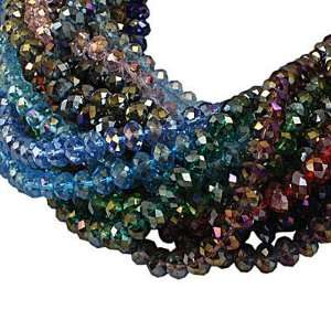  DIY Jewelry Making: 1 Strand Electroplate Glass Beads 