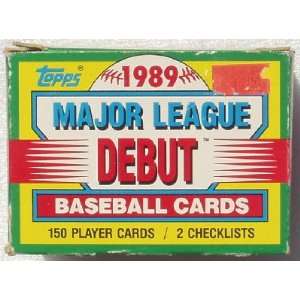  1989 Major League Debut Complete Factory Set: Sports 