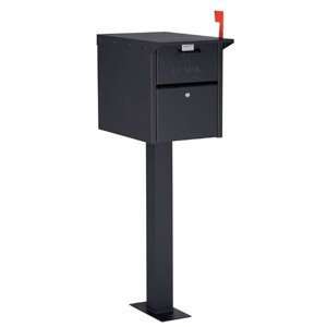  Mail Chest Locking Mailbox and Bolt Mounted Post Package 