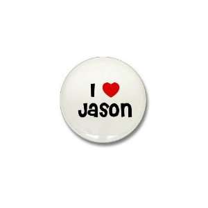  I Jason Love Mini Button by  Patio, Lawn 
