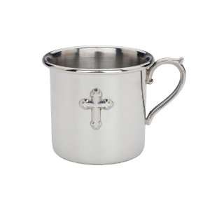  Cross Baby Cup Engravable Pewter Baby Gift Kitchen 