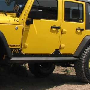   Rock Sliders For 2007 10 Jeep Wrangler JK Unlimited 4 Door: Automotive