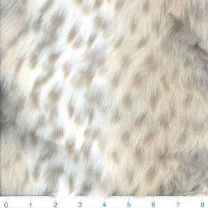  60 Wide Faux Fur Snow Leopard Fabric By The Yard: Arts 
