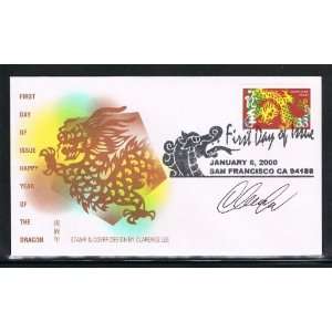   San Francisco on 01/06/2000, Stamp and Cover and AUTOGRAPHED by Stamp