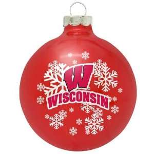  NCAA Traditional Ornament   Wisconsin Badgers Sports 