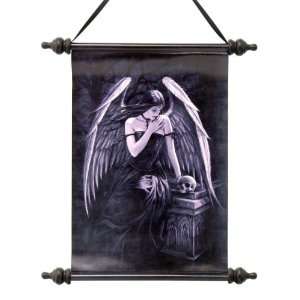  Lost Soul Dark Angel Canvas Wall Scroll Tapestry: Home 