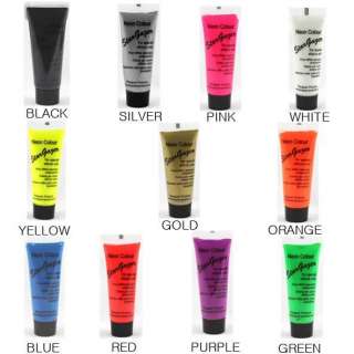 FACE/BODY STARGAZER PAINT IN 11 COLOURS UV GLOW RAVE/STAGE  