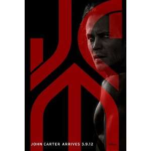  John Carter Advance Movie Poster Double Sided Original 