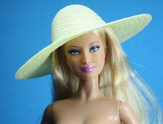 Barbie Basics Look 01 Collection 003 Tan Straw Sun Hat  