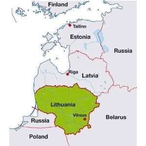  Lithuania Litauen   Peel and Stick Wall Decal by 
