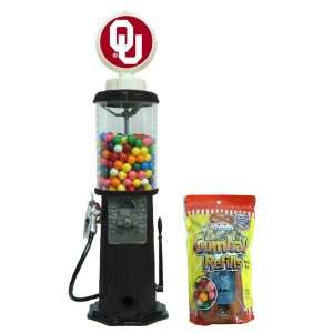  Oklahoma Black Retro Gas Pump Gumball Machine: Sports 