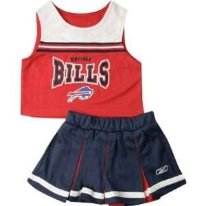   Bills Girls Toddler 2 Pc Cheerleader Jumper