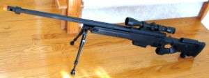 Gas Airsoft Sniper Rifle L96 G96D with Scope & Bi Pod  
