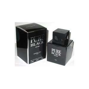   Pure Black 3.4 Fl. oz. Eau De Toilette Spray Men By Karen Low Beauty