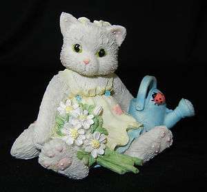Calico Kittens Planting Seeds of Friendship Figurine  