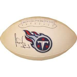  Autographed Vince Young Football   Logo   Autographed 