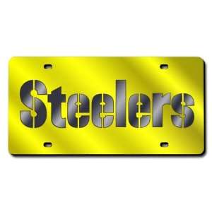    Pittsburgh Steelers License Plate Laser Tag