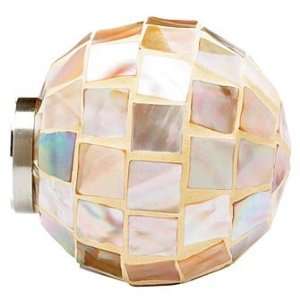  Kirsch 1 3/8 Mosaic Mother of Pearl Finial/Pair: Home 
