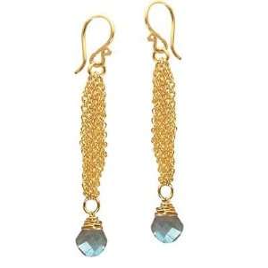  14k Gold Filled Filled Chain Labradorite Earrings Jewelry