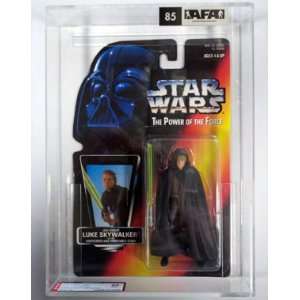   Force AFA 85 Luke Skywalker Jedi Knight   Red Card Action Figure: Toys