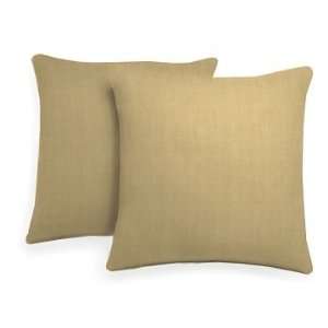  Upholstered Pillows, Set of 2, Textured Velvet, Dune: Home & Kitchen