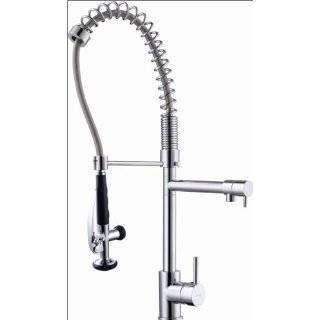 Fontaine Residential Spring Pull Down Kitchen Faucet Stainless Steel 