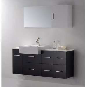   UM 3055 Bathroom Vanity W/ Side Cabinet & Mirror