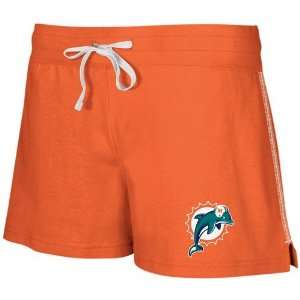   Miami Dolphins Ladies Orange Active Logo Shorts