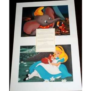  Disney Dumbo Alice in Wonderland Le Signed Don Williams 