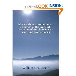  Modern church brotherhoods; a survey of the practical 