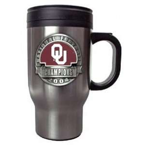  Oklahoma Sooners 2004 BCS National Champions Travel Mug 