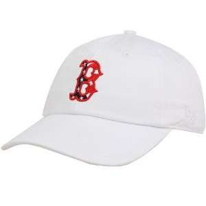   Sox Ladies White Stars and Stripes Adjustable Hat: Sports & Outdoors