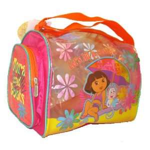   : Dora the Explorer & Boots Girls Pink Beach Duffle Bag: Toys & Games