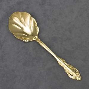  Golden Artistry by Community, Gold Electroplate Berry Spoon 