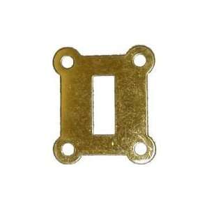  Western Electric Switch Hole Cover   Brass: Home 