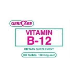  Vitamin B 12   100 mcg   Bottle of 100 Health & Personal 