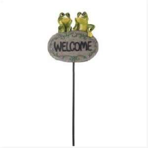  FROG WELCOME SIGN