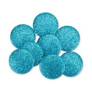  Jesse James Dress It Up Big Glitter Dots 8/Pkg Aqua 41SD 