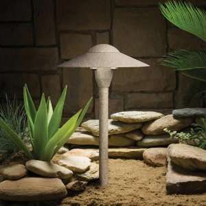  Kichler Lighting 15410BE Dome Path Low Voltage Path 