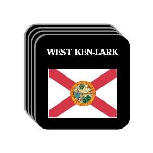 US State Flag   WEST KEN LARK, Florida (FL) Set of 4 Mini 