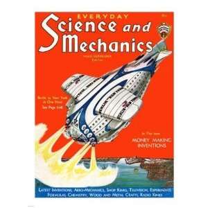   and Mechanics Nov 1931 Cover  18 x 24  Poster Print