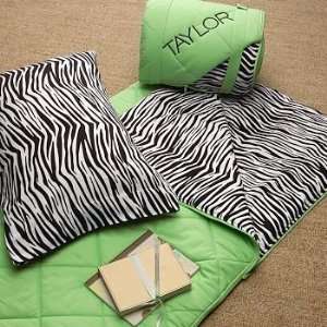  PBteen Zebra Sleeping Bag   Black/Green